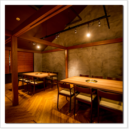 おちついた雰囲気の店内で、ゆっくりとごくつろぎください。