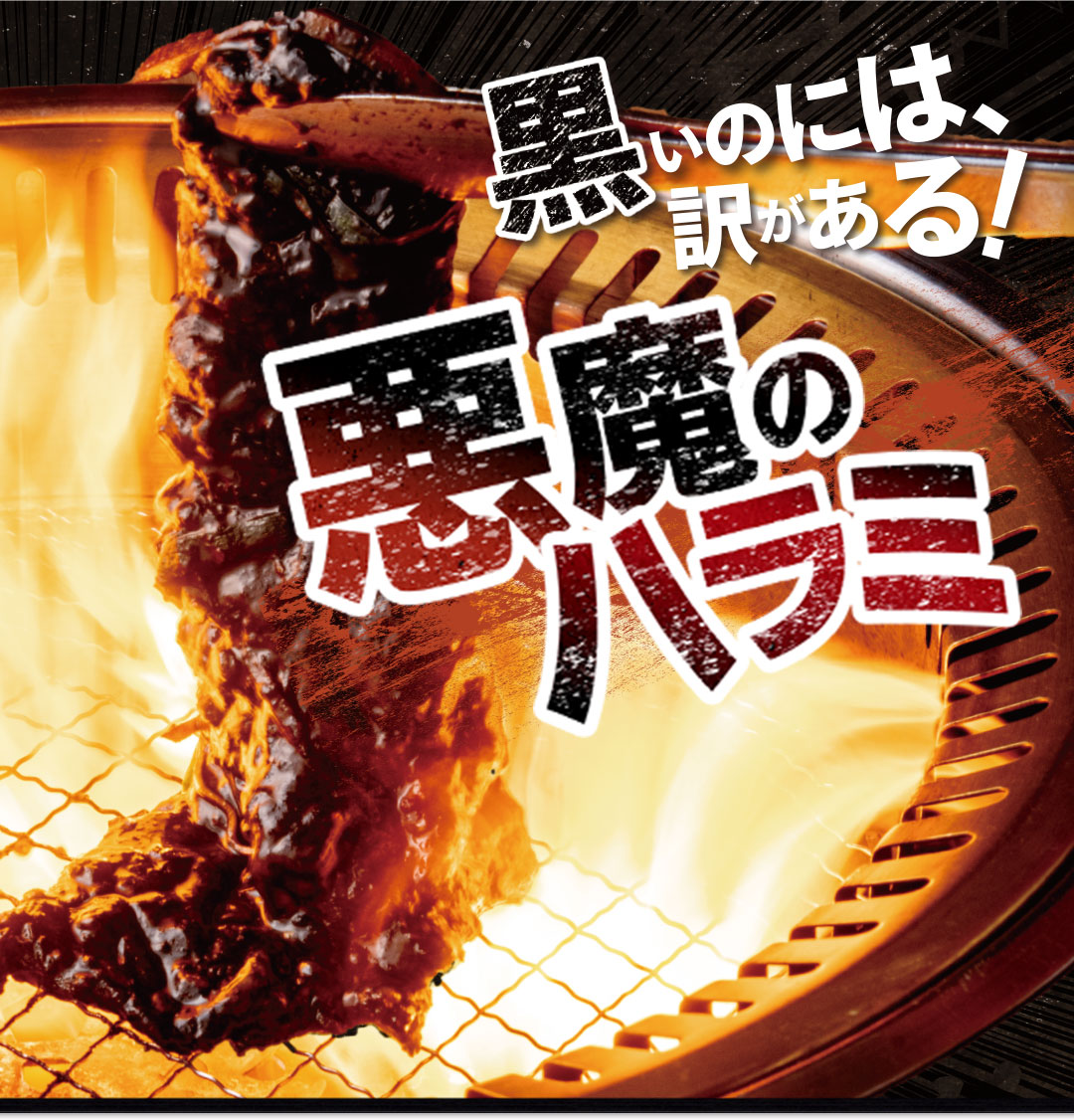 黒いのには、訳がある！スーパーフードエイジング 悪魔のハラミ